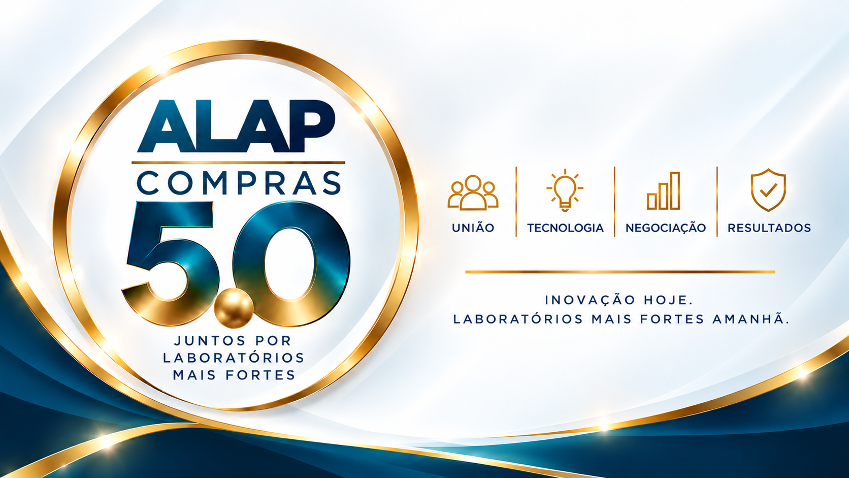 Selo ALAP Compras 5.0 Horizontal para Website